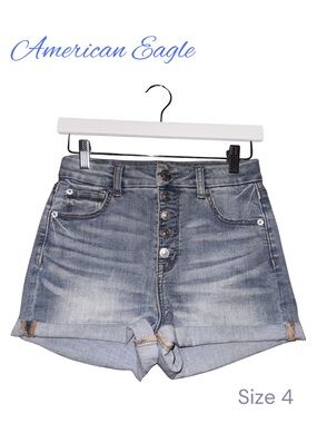 American Eagle High Waist Jean Shorts